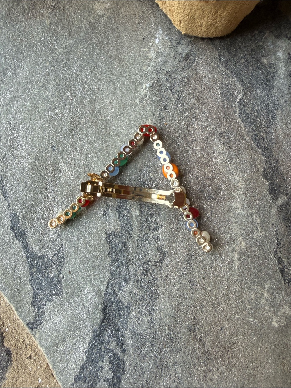 New🌟Free People-Ready ver Rock Beaded Barrette - Picture 3 of 3